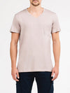 Modal Blend V-neck Pocket T-shirt Polar Orchid | B