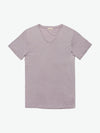 Modal Blend V-neck T-shirt Pastel Mauve | A