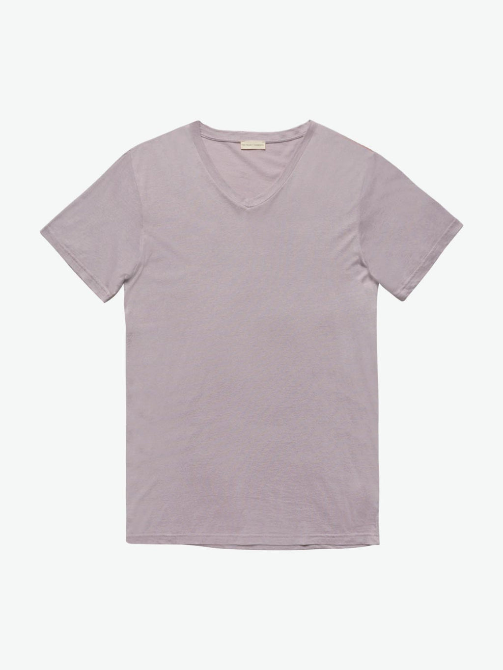 Modal Blend V-neck T-shirt Pastel Mauve | A