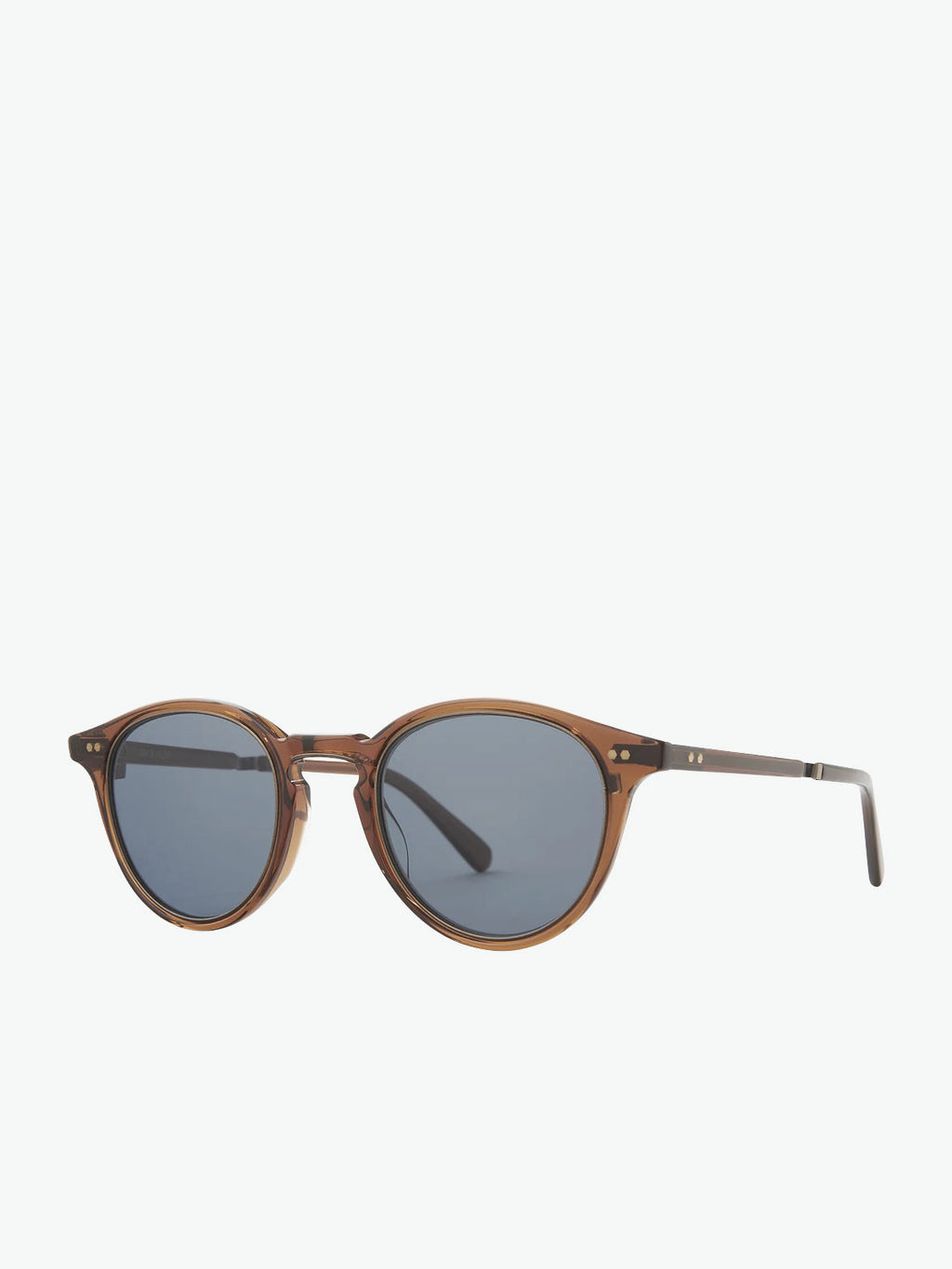 Mr Leight Round Tortoiseshell Sunglasses