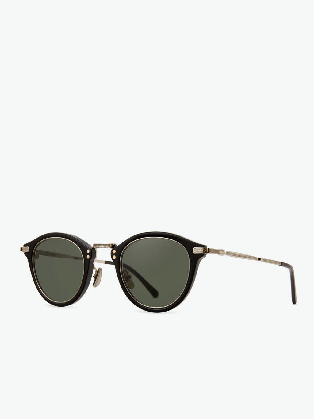 Mr Leight Rounded Black Sunglasses