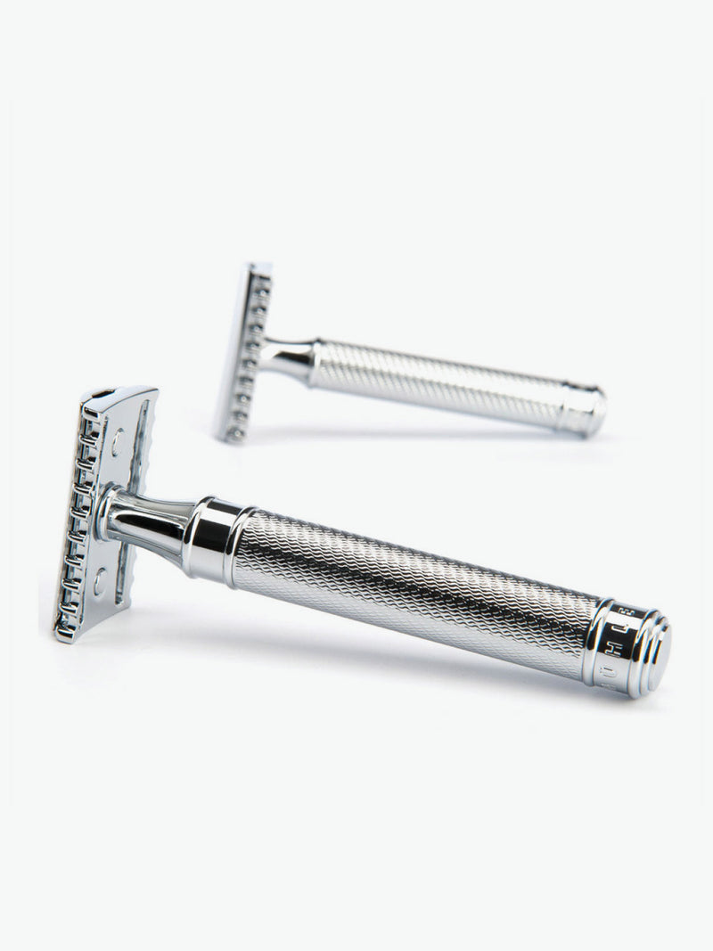 Muhle Traditional Grande Open Comb Safety Razor Silver | C