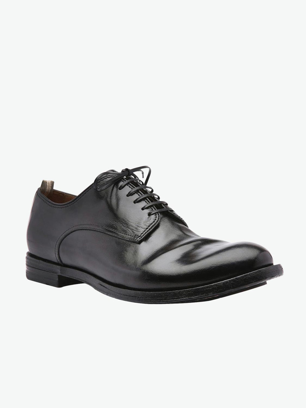 Officine Creative Anatomia Derby Leather Shoes Black | The Project Garments - B