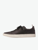 Officine Creative Kareem Dirty Black Leather Sneakers | The Project Garments - A