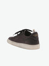 Officine Creative Kareem Dirty Black Leather Sneakers | The Project Garments - C