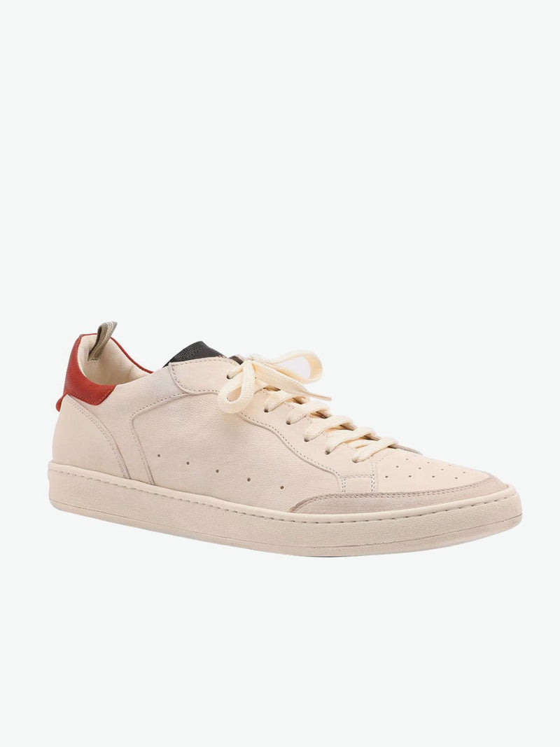 Officine Creative Kareem 1 Ivory Leather Sneakers | The Project Garments - B