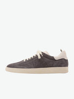 Officine Creative Kombo Grey Suede Leather Sneakers | The Project Garments - A