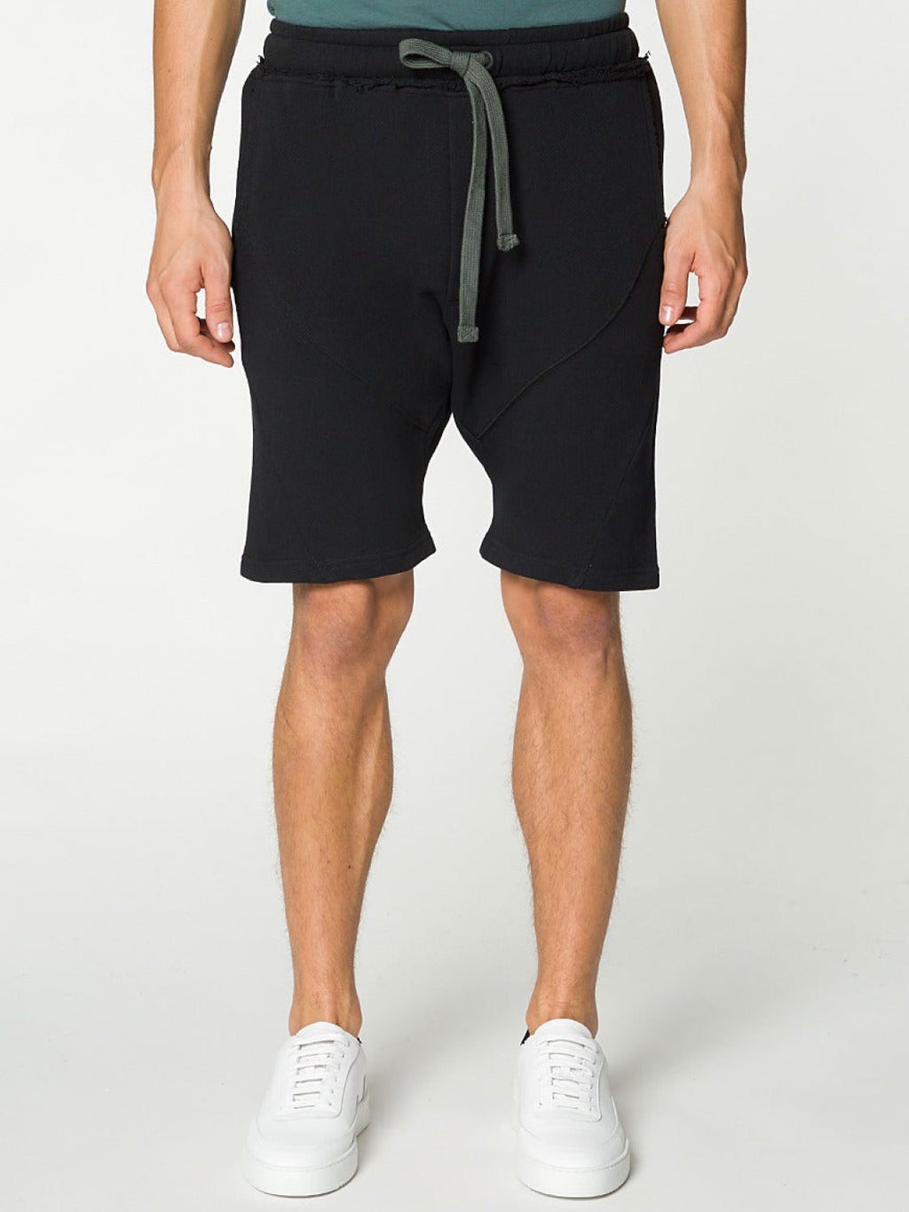 Organic Cotton Jersey Sweatshorts Black | B