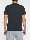 Organic Cotton V-neck T-shirt Charcoal Grey