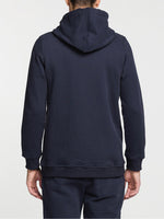 Organic Cotton Zip Up Hoodie Navy Blue