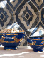 Ortigia Sicilia Ceramic Bowl Large Blue