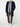 Oversized Shawl Collar Wool Blend Cardigan Midnight Blue | E
