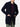 Oversized Shawl Collar Wool Blend Cardigan Navy Blue | B