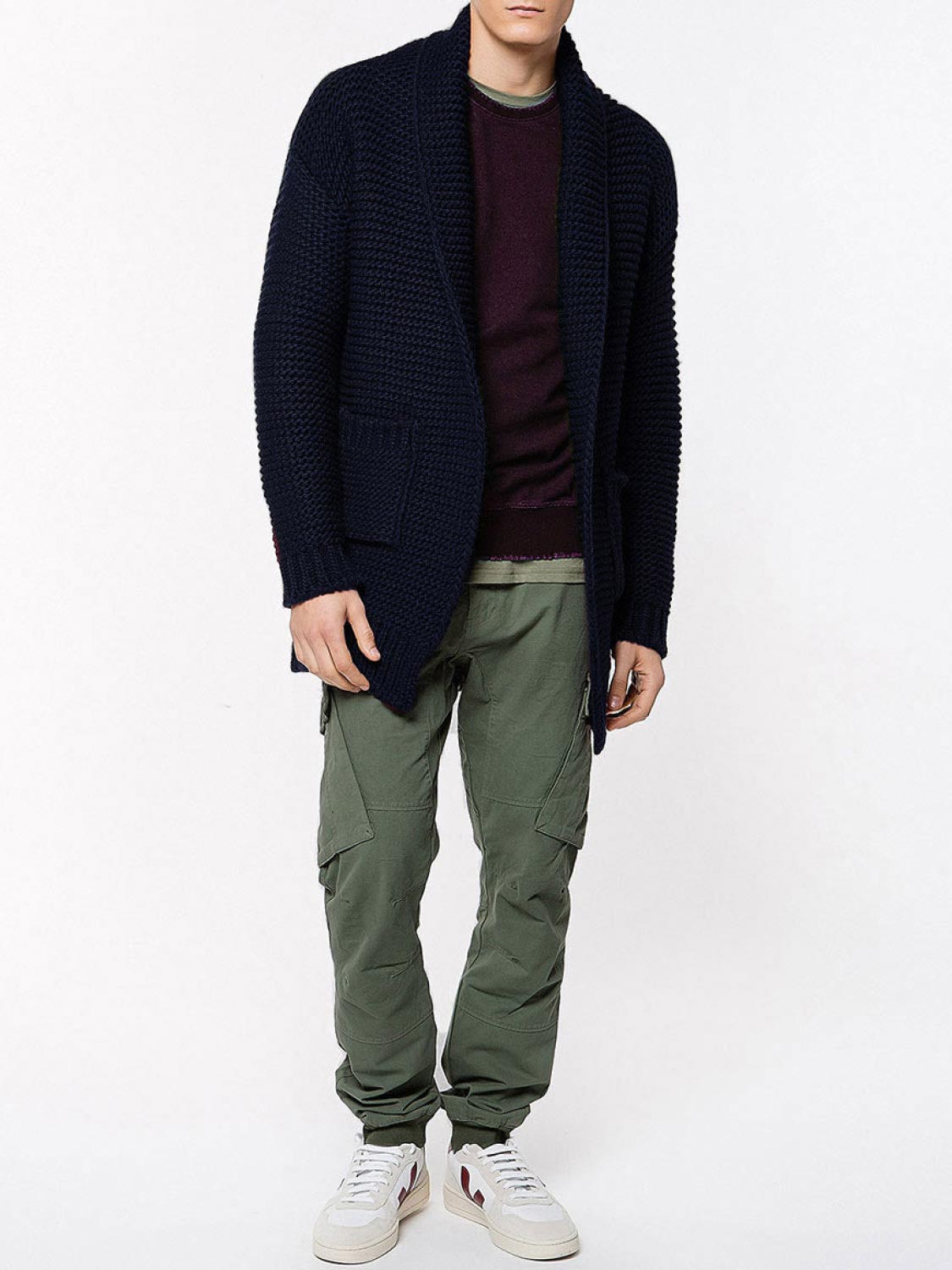Oversized shawl collar cardigan clearance