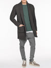 Oversized Shawl Collar Wool Blend Cardigan Taupe | D