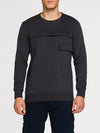 Panelled Cotton Jersey Sweatshirt Meteorite | B