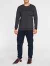 Panelled Cotton Jersey Sweatshirt Meteorite | D