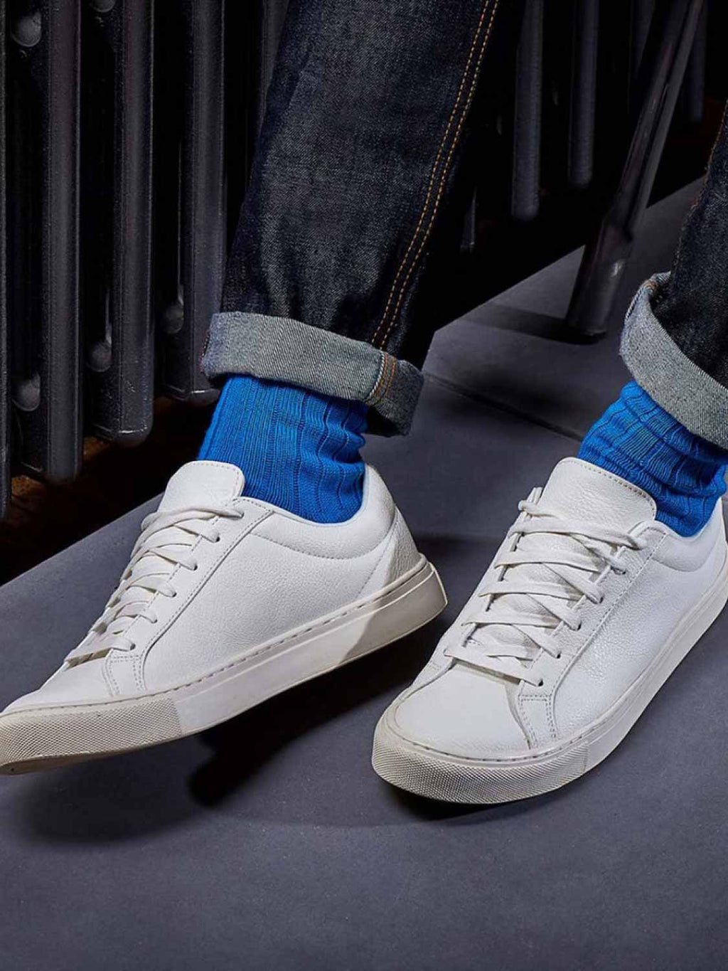 Pantherella Portobello Socks Ultramarine Blue | The Project Garments - B