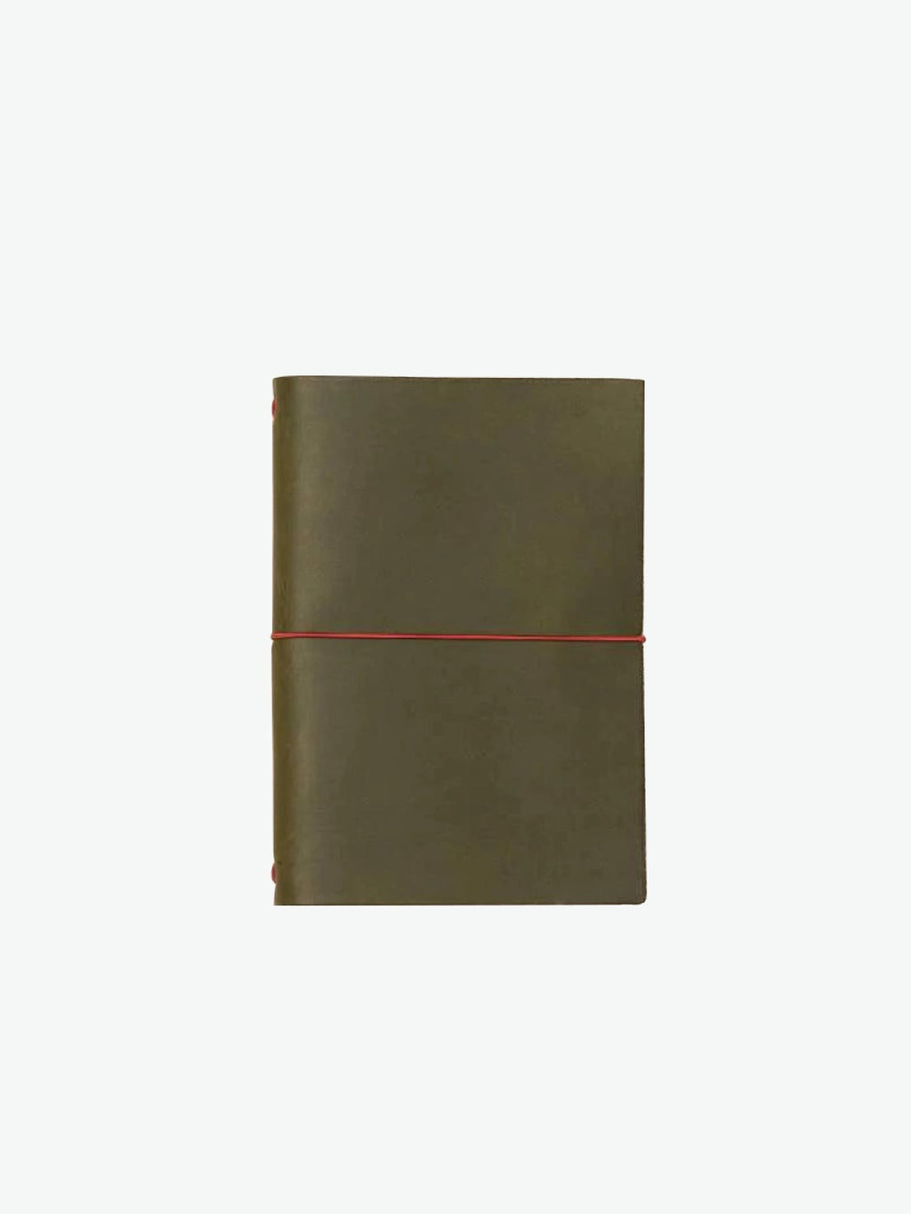 Paper Republic Grand Voyageur Pocket Leather Journal Olive Green