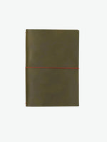 Paper Republic Grand Voyageur XL Leather Journal Olive Green