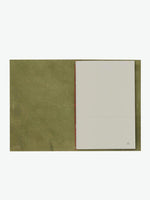 Paper Republic XL Leather Journal Olive Green
