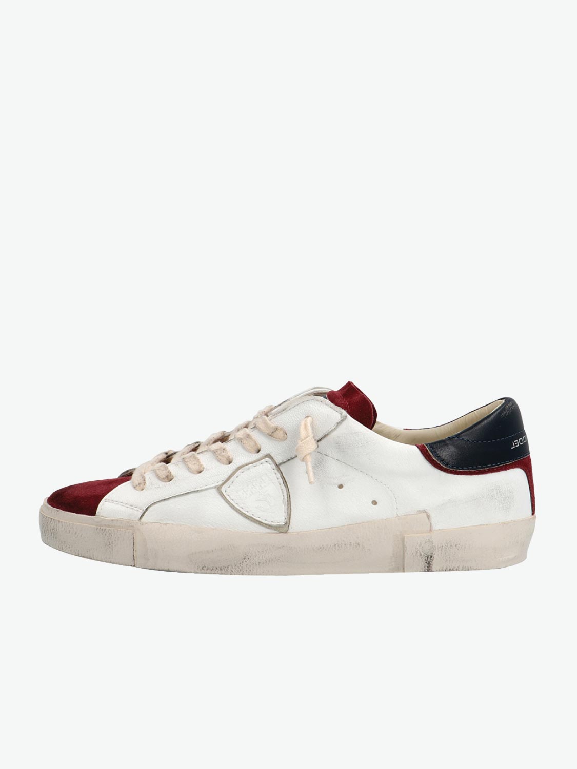 今年人気のブランド品や Model Philippe PRSX Bordeaux Blanc 靴