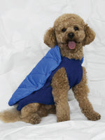 Poldo Dog Couture Reversible Coat Blue | C