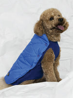 Poldo Dog Couture Reversible Coat Blue | D