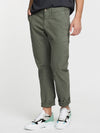 Regular Fit Cotton Blend Garment Washed Chino Pants Khaki | C