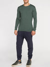 Regular Fit Cotton Sweatpants Navy Blue | D