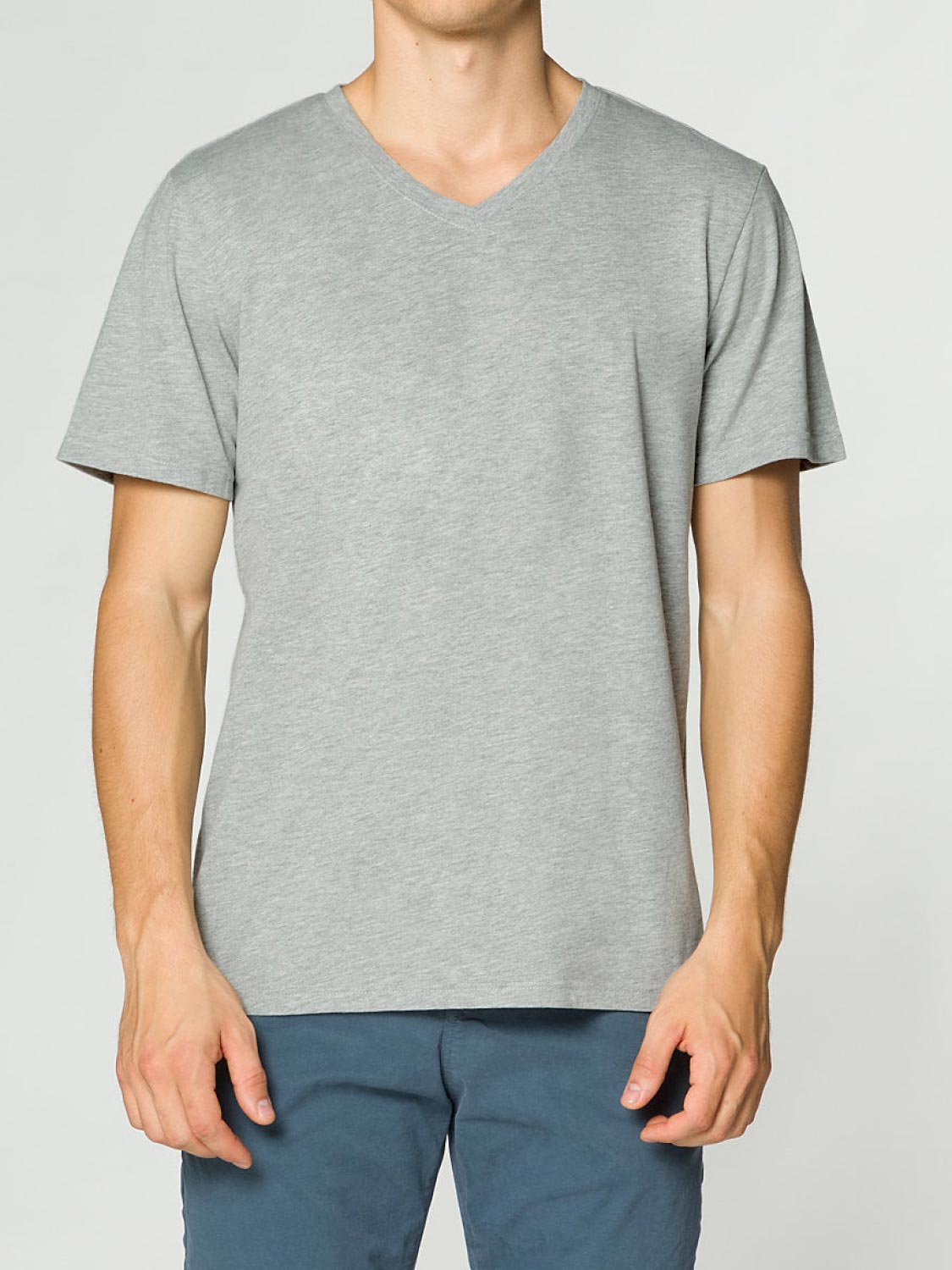 Grey t sales shirt v neck