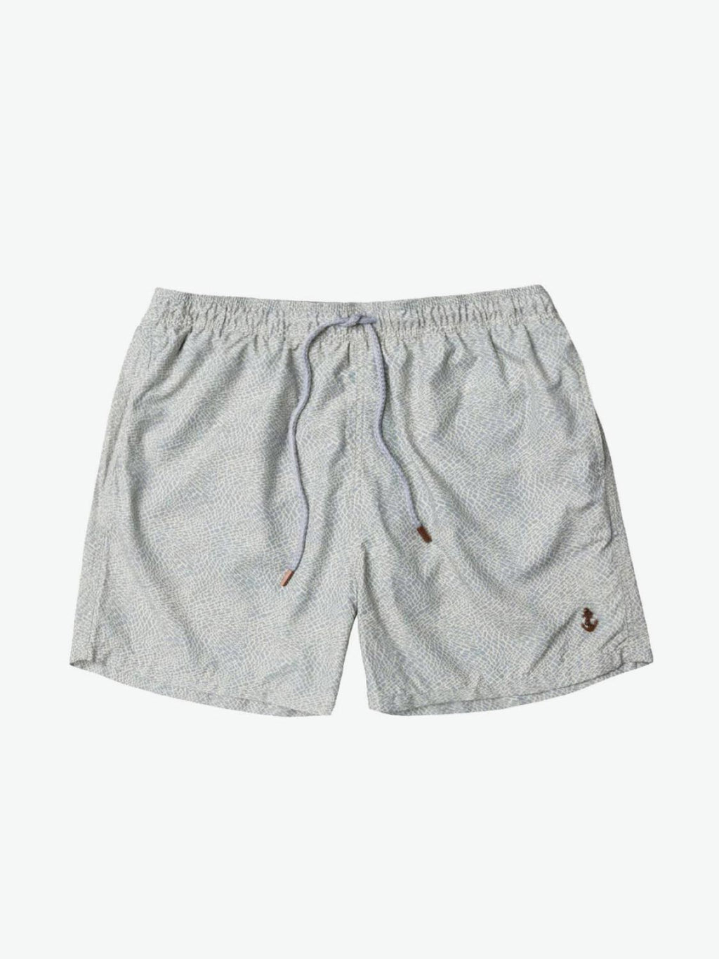 Retromarine Elephant Skin Grey Cream Swim Shorts