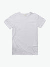 The Project Garments Roll Sleeve Crew Neck T-Shirt White