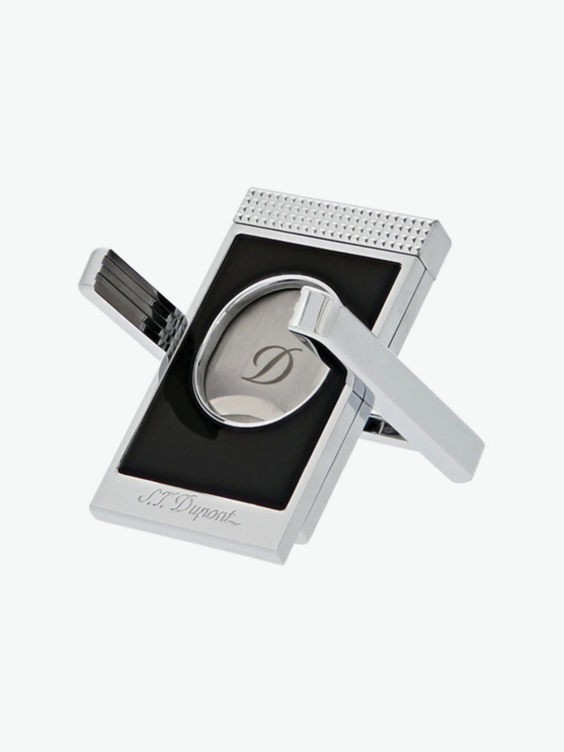 S.T. Dupont Cigar Cut Stand Black Chrome | C