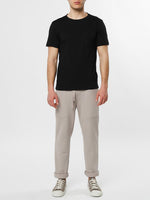 The Project Garments Slim Fit Pocket Crew Neck T-Shirt Black