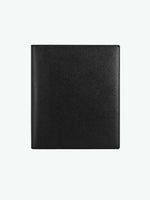 Smythson Panama Cross-Grain Leather A5 Writing Folder Black | A