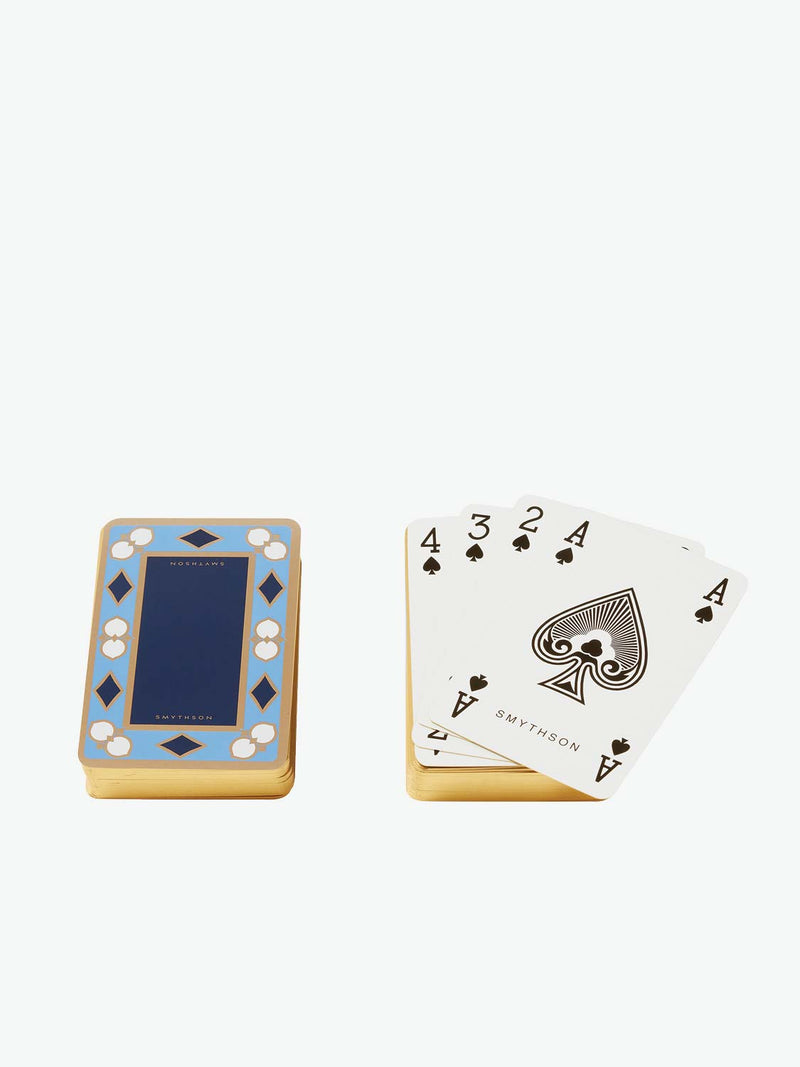 Smythson Double Playing Cards Case in Panama
