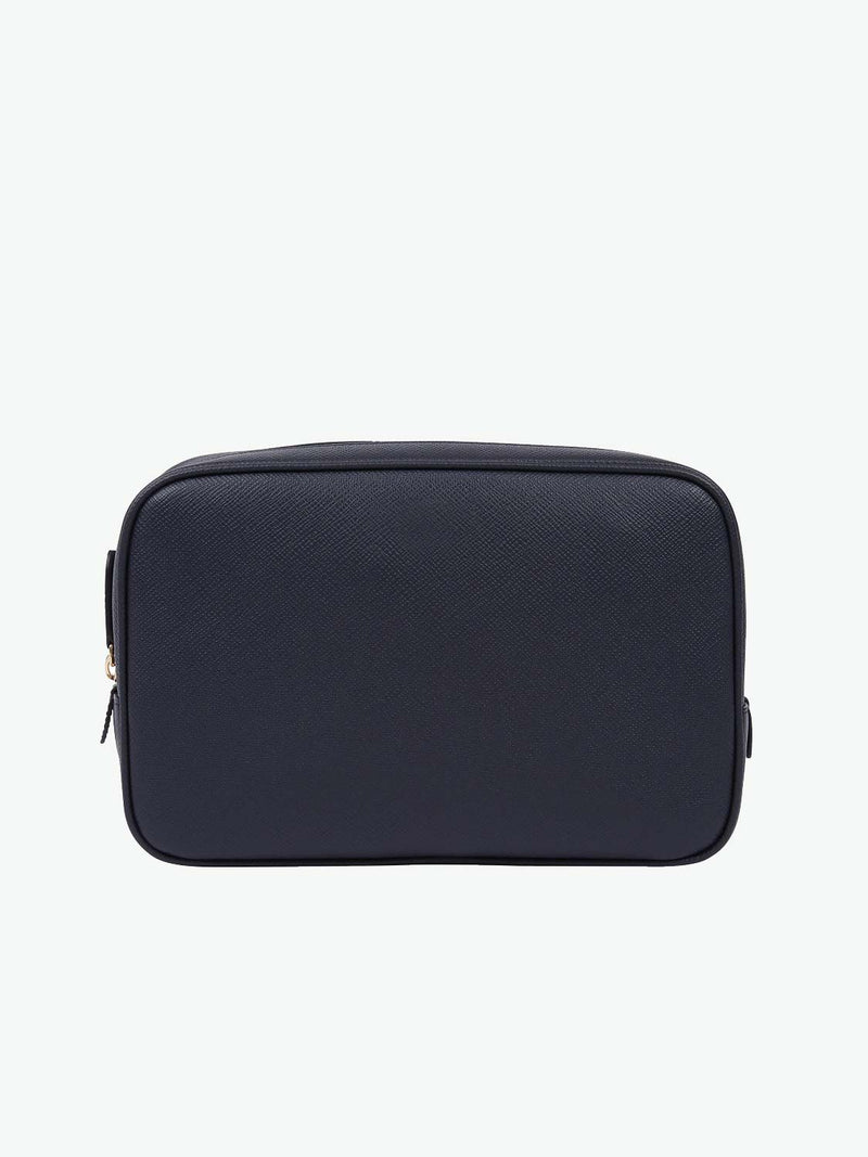 Smythson Organiser Tech Pouch in Panama Navy