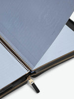 Smythson Panama Cross-Grain Leather A4 Zip Writing Folder | C