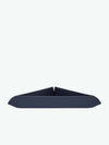 Smythson Panama Cross-Grain Leather Triangle Trinket Tray Navy | B