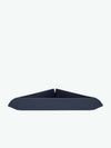 Smythson Panama Cross-Grain Leather Triangle Trinket Tray Navy | B