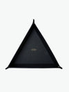 Smythson Panama Cross-Grain Leather Triangle Trinket Tray | B