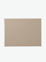 Smythson Small Visitor Book in Panama Sandstone Beige