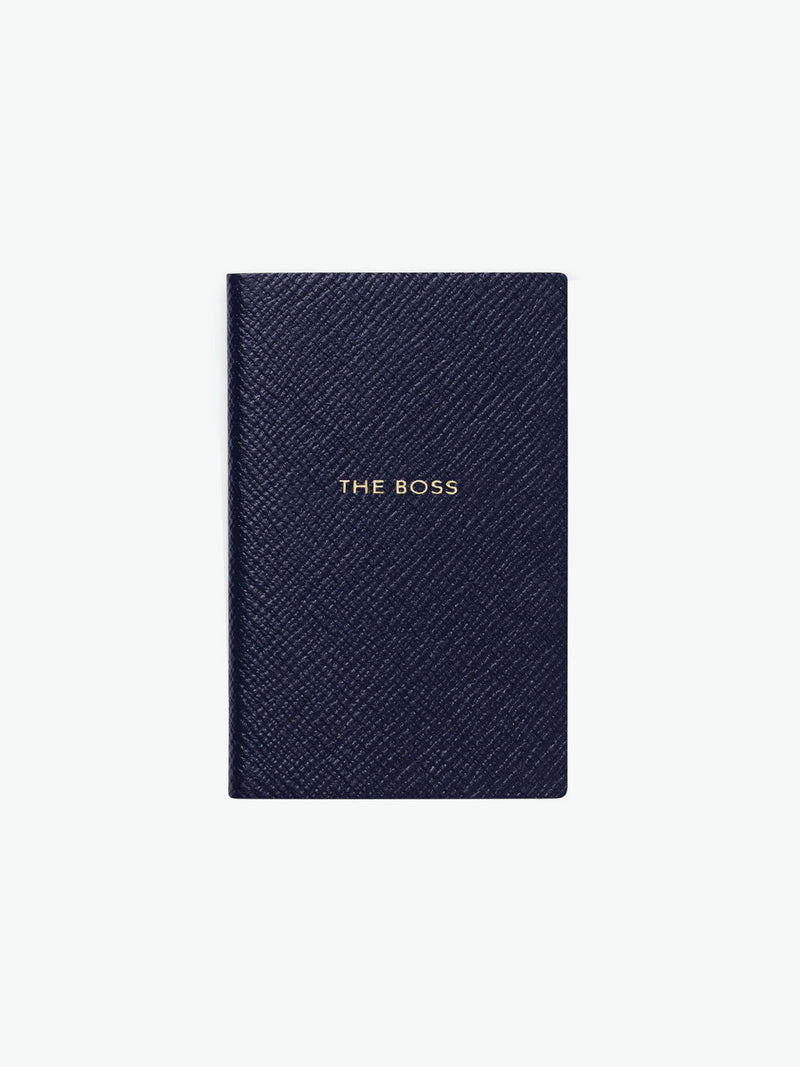 Smythson Cross-Grain Leather The Boss Wafer Notebook | A
