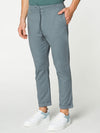 Stretch-Cotton Slim-Fit Drawstring Trousers Grey | C