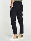 Stretch-Cotton Slim-Fit Drawstring Trousers Navy Blue