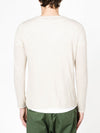 Linen Blend Crew Neck Knitted Sweater Beige | D