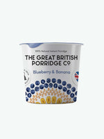 The Great British Porridge Co. Instant Porridge Single Pot Blueberry And Banana | A