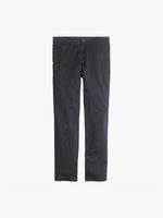 Regular Fit Cotton Blend Garment Washed Chino Pants Meteorite Grey | A
