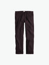 Regular Fit Cotton Blend Garment Washed Chino Pants Eggplant | A